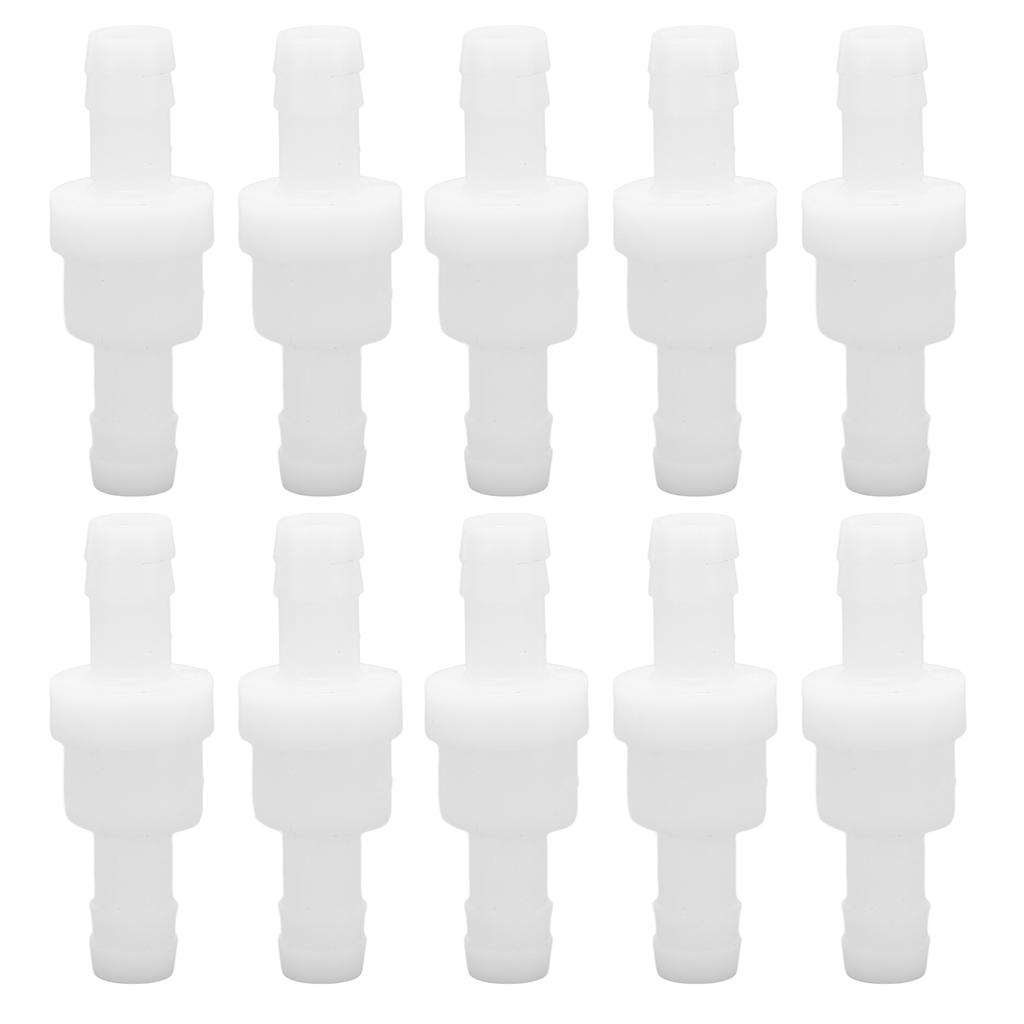 10Pcs Check Valve PE Single Way Aquarium Pump Non Return Valve for Chemical Industry