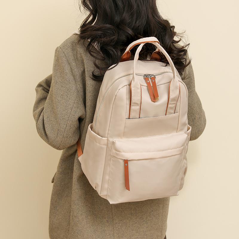 Pendler-Rucksack aus Nylon für Schüler, Schultasche, große Kapazität, Laptoptasche