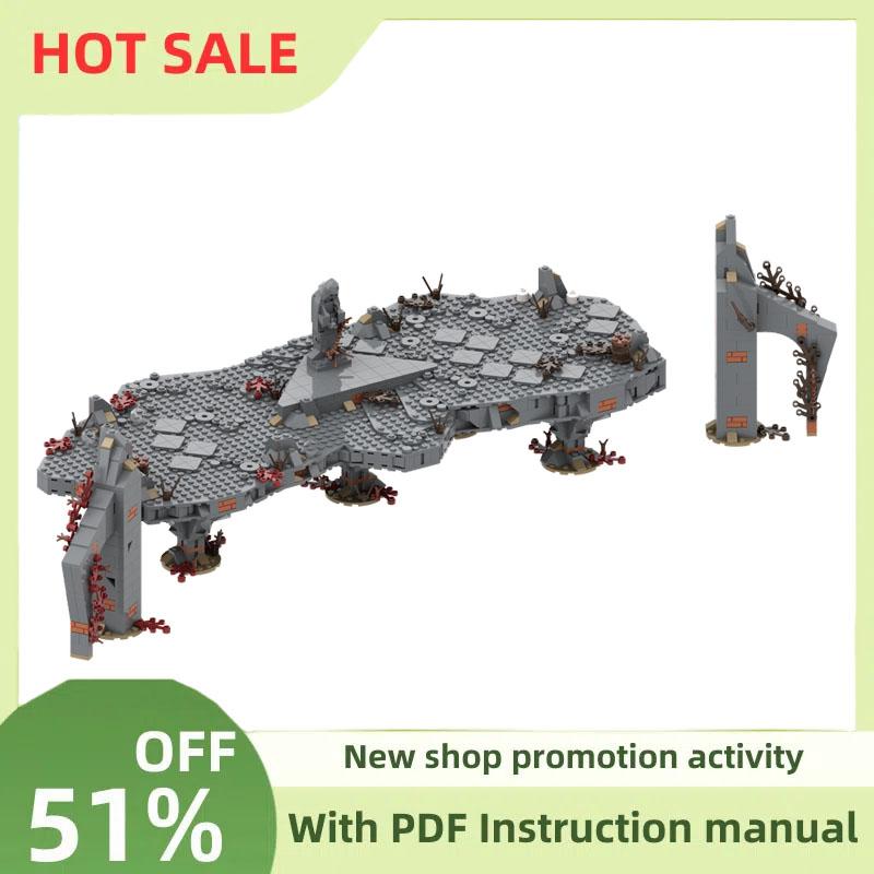

New 1124Pcs Famous The Rings Movie Series Moc Dol-Guldur Part8 Model Custom Puzzle Diy Creative Ideas Kids Toys Birthday Gifts