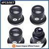 Xiaomi 4pcs/set Eye Loupe Magnifiers 5x/10/15x/20x Watch Repair Tool Kit Jewelry Loupe Eyepiece Magnifiying Glass Watchmaker Tools