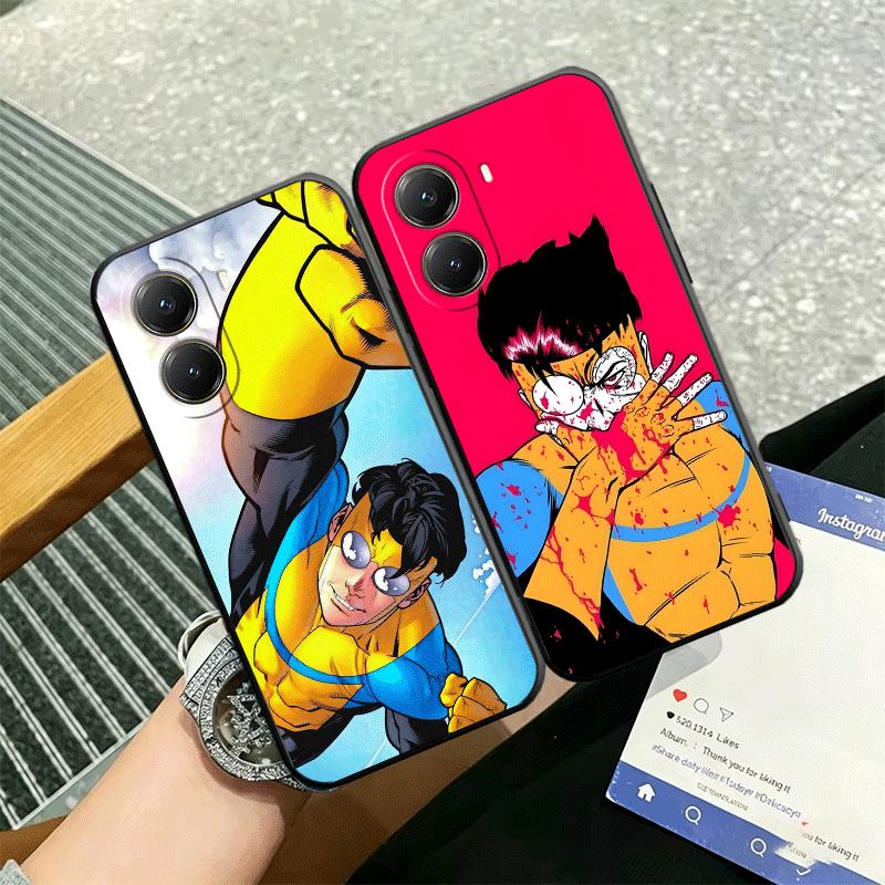 I-Invincible Anime Soft Phone Case for Xiaomi Poco X5 X6 X7 X8 Pro Max X3 F7 F8 Ultra M8 M7 M6 M5 Redmi 15 15C 14C 13C 12C X4 F6