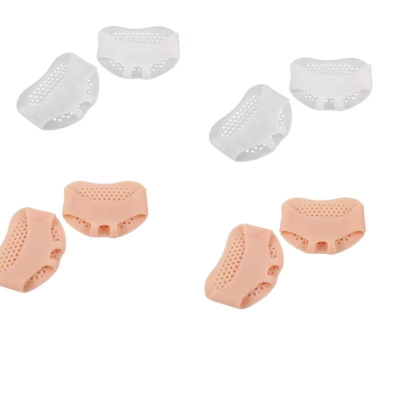 1/2/4pair Metatarsal Pads Toe Separator Pain Relief Foot Pads Orthotics Foot Massage Insoles Forefoot Socks Foot Care Tool