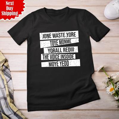 Jone Waste Yore Toye T-Shirt Bedruckt Lustiger Spruch Vintage Herren Kurzarm Oberteil