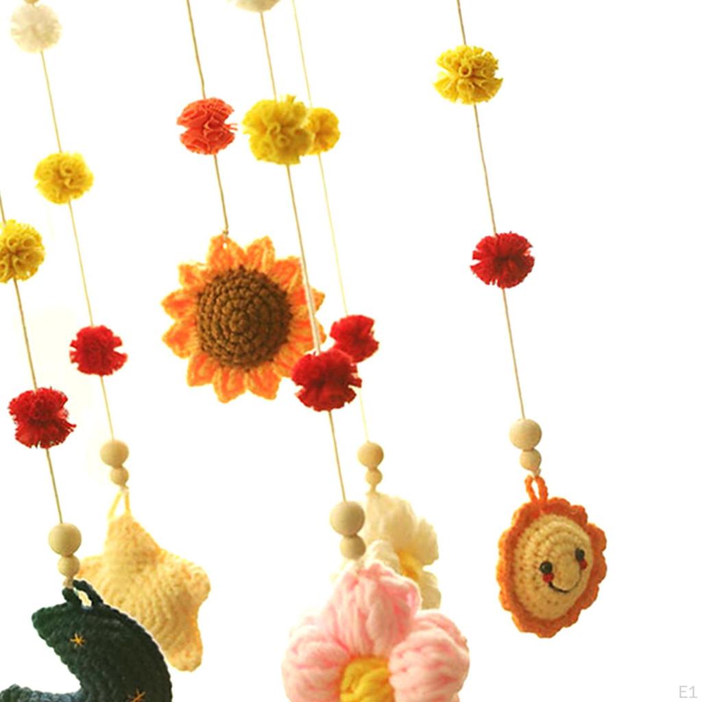 Baby Mobile for Crib Bed Bell Boho Nursery Decor ,Nursery Hanging Wind Chime Newborn,
