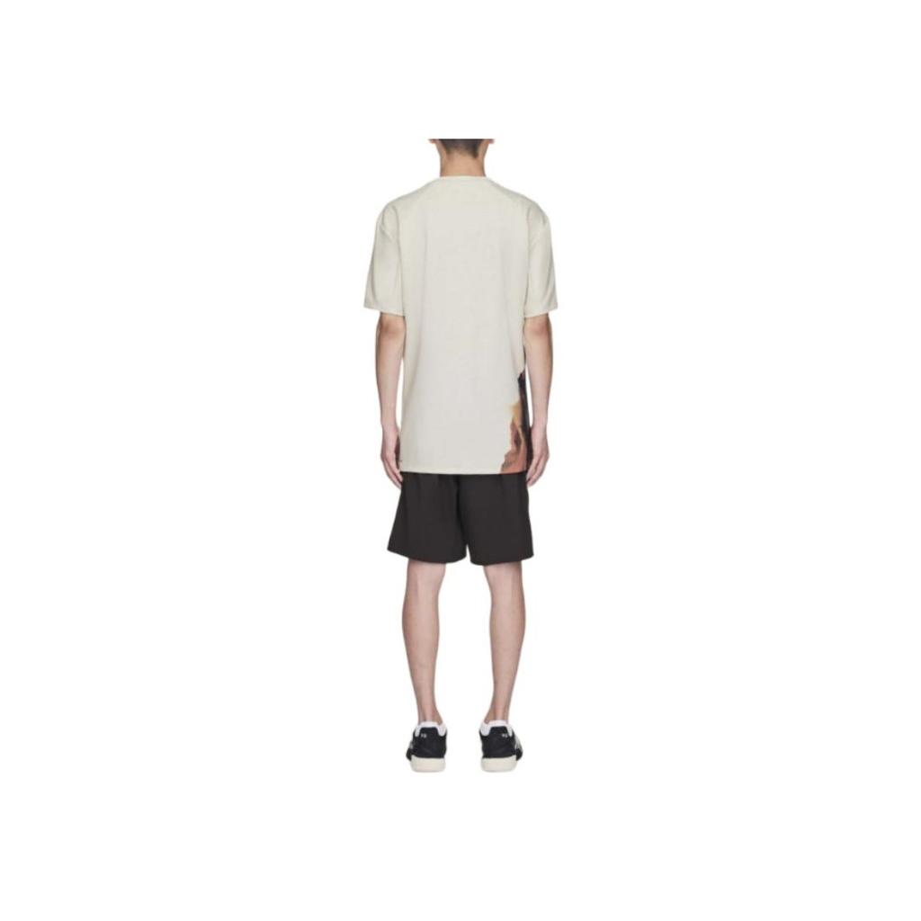 Y-3 FW25 Tennis Kollektion Bedrucktes Schnelltrocknendes Rundhals Kurzarm T-Shirt Herren Oberteile JN2990