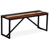 VidaXL Banc 110 x 35 x 45 cm Bois de récupération massif