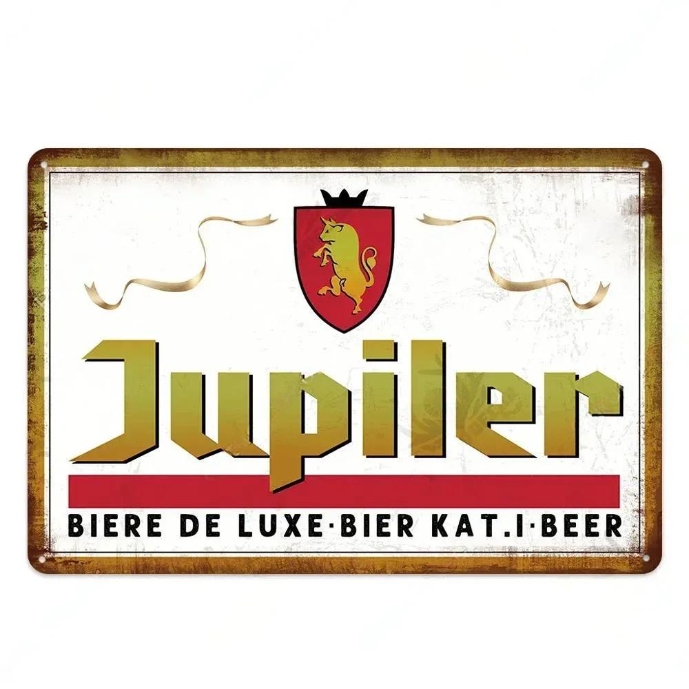 Beer Brand Tin Painting Plaque | Vintage Metal Sign for Bar, Club & Home Decor