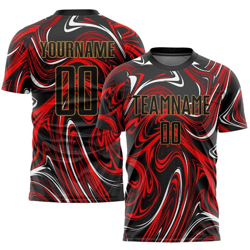 DIY Teamname 3D Printed Football T Shirt For Men Clothes Customized Sponsor Sport Jersey