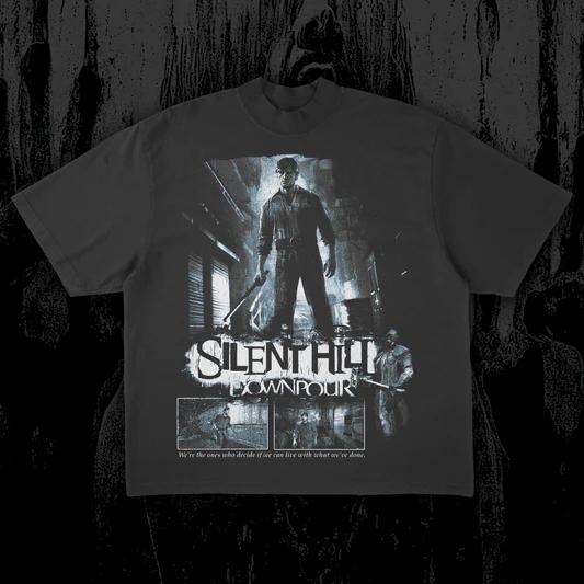 Tshirt Classic Game Silent Hill Tee Summer Casual Oversized Yk Hip Hop Short Sleeves Unisex Womens Clothing Tee