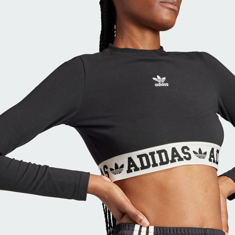 Adidas Originals Neutral Court Graphic Tee Women Tops Black IS5266