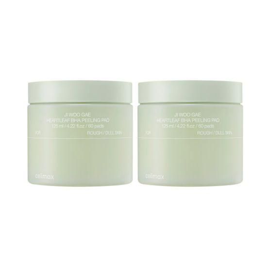 Celimax Heartleaf BHA Peeling Pad Exfoliating Pore Care 125ml × 2 Packs