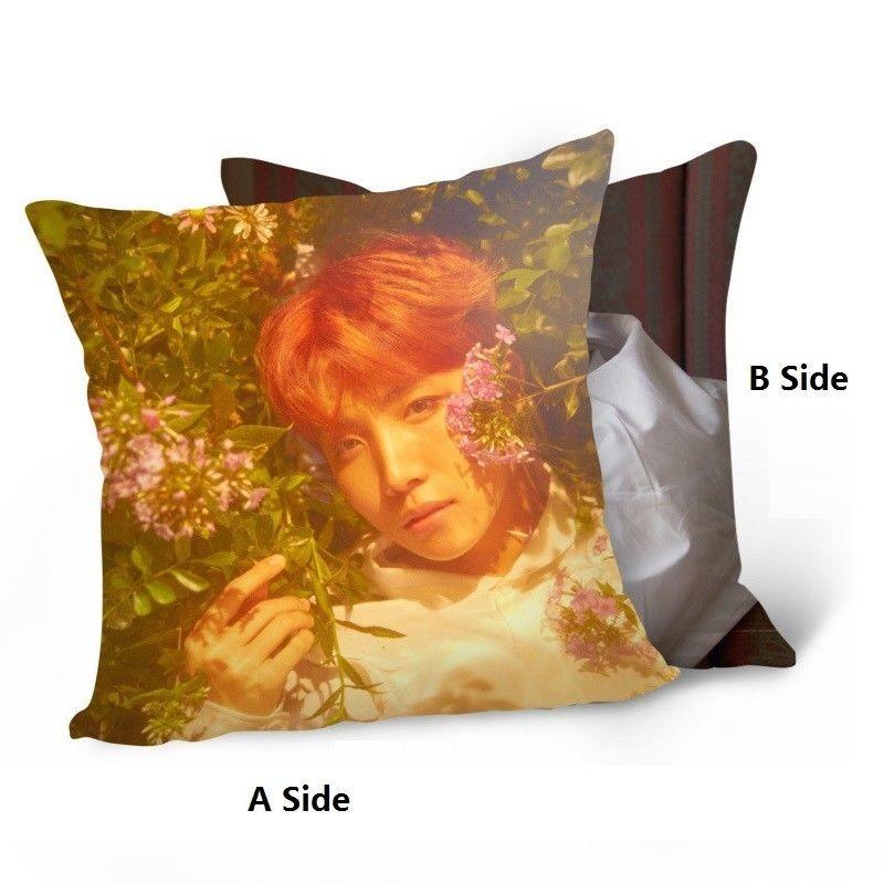 Kpop Pillow Bts Case Bangtan Boys Doublesided Love Yourself Cover Pillow