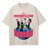 100% Baumwolle Vintage Gewaschen 5 Seconds of Summer Everyone’s A Star Welttournee 2026 T-Shirt Herren/Damen Oversize Locker Säurewäsche Tees