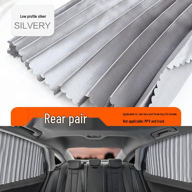 Automatisch einziehbare Auto-Sonnenblende - Wärmeisolierung & UV-Schutz für den Sommer