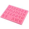 26 Letters Shape Silicone Mold Set Flexible Silicone Chocolate Candy Mold  Party Decoration