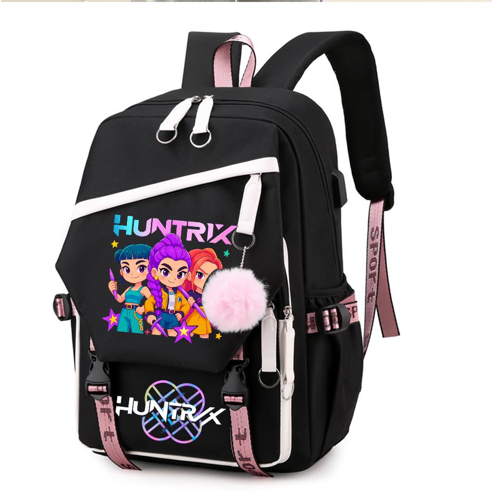 Anime K-pop Demon Hunters Printed Large Capacity Backpack for Teenger Student Girl Boy Back To School Bookbag Kid Gift Women Waterproof Travel Bag