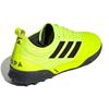 Adidas Copa 19.1 Round Toe Lace-Up Breathable Low-Top TF (Rubber Studs) Non-Slip Soccer Shoes Men Soccer Shoes Fluorescent-Yellow F35511