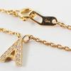 Gebrauchte Star Jewelry 18K Gelbgold Diamant Initial A Anhänger Halskette j48-4