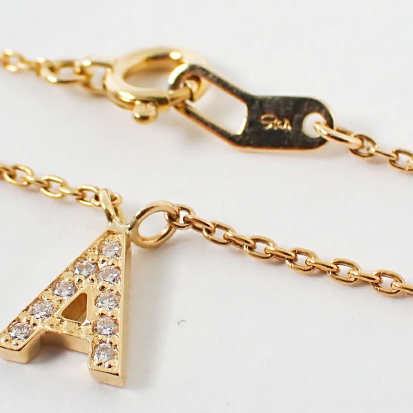 Gebrauchte Star Jewelry 18K Gelbgold Diamant Initial A Anhänger Halskette j48-4