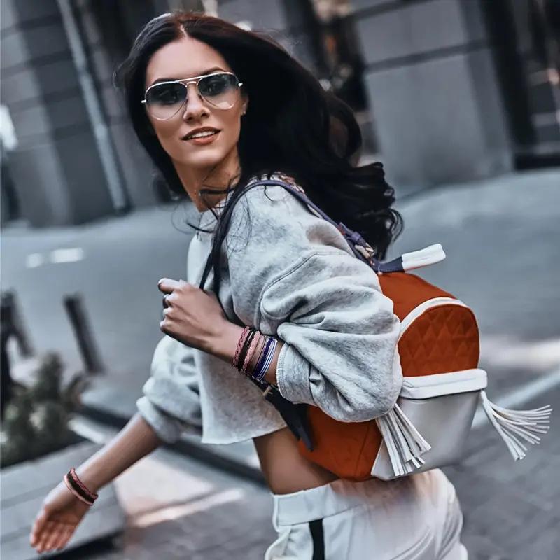 20 PCS Boho Hair Ties, Bracelets Hair Ties for Thick or Thin Hair, 4 Styles Boho Ties for Ponytail Holders, 2.36’’ Hair Ties No-Damage