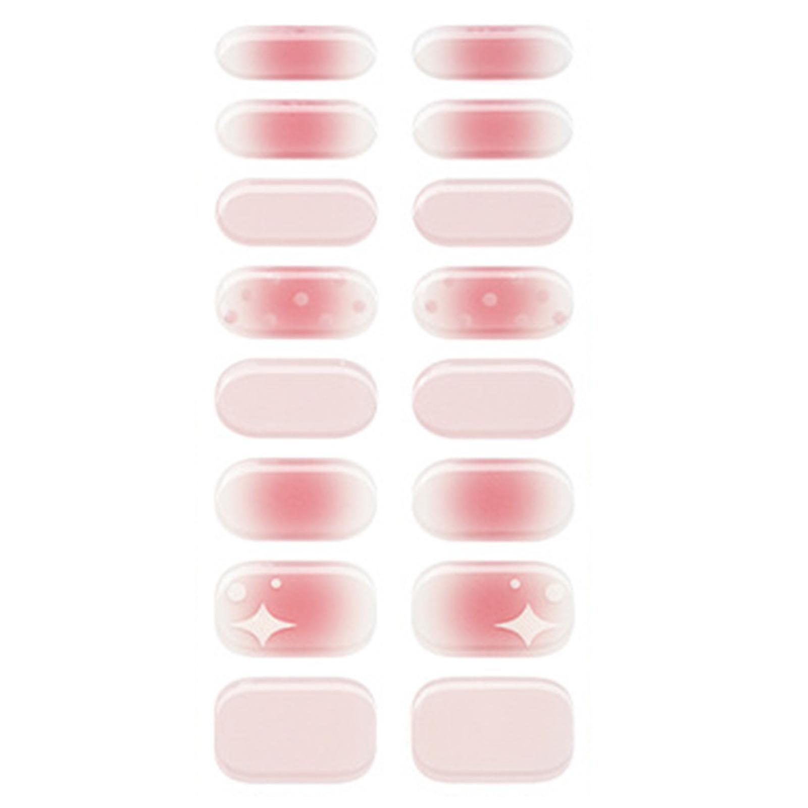 

Полуотвержденные гелевые полоски для ногтей, слайдеры, УФ/светодиодные лампы, клей, долговечный, полностью покрывающий гелевые полоски для ногтей, маникюр 266