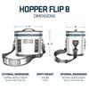 YETI Hopper Flip 8 Portable Black Cooler,
