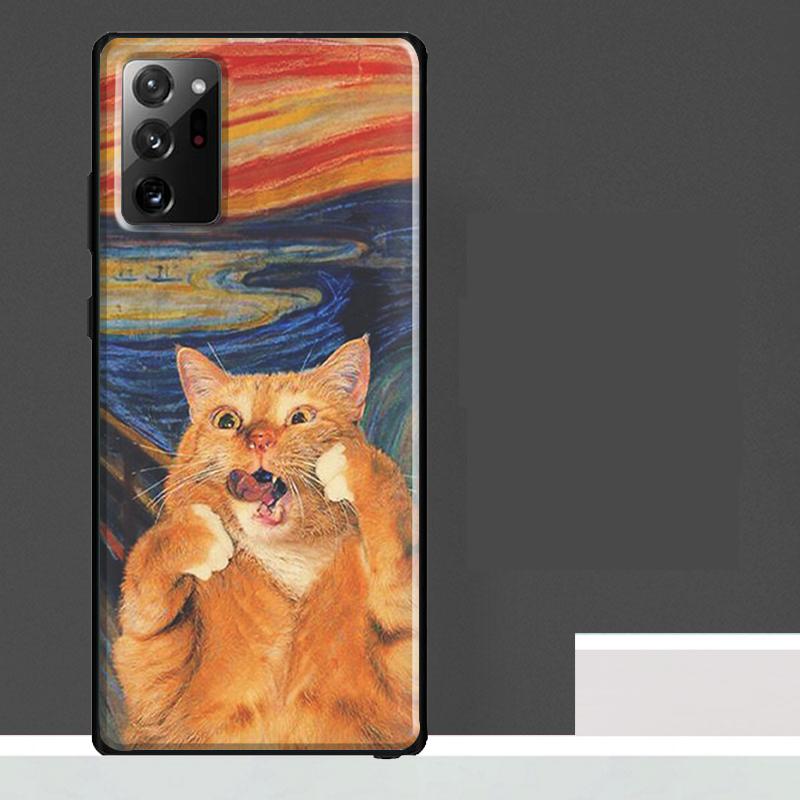 Renaissance Cats Rich Art Case For Samsung Galaxy S25 Ultra S23 S22 S21 S24 Ultra S9 S10 S20 Plus S25 FE Phone Cover