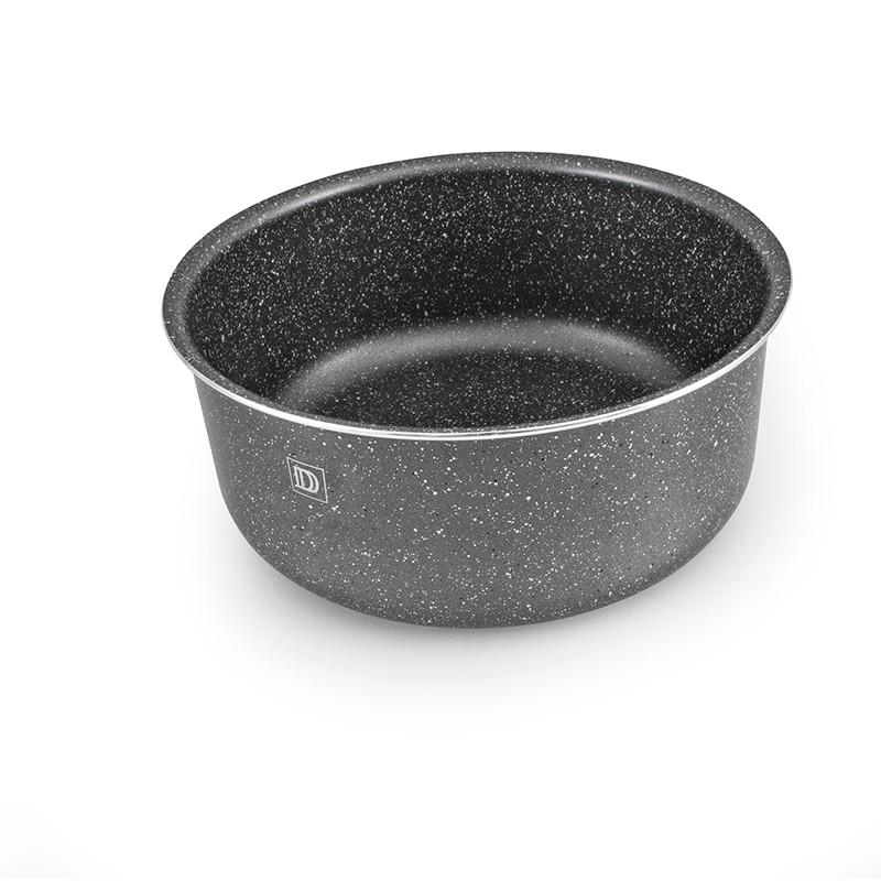 Non-Stick Aluminum Saucepan 20cm Tfi Genesis Gray Durand Dupont