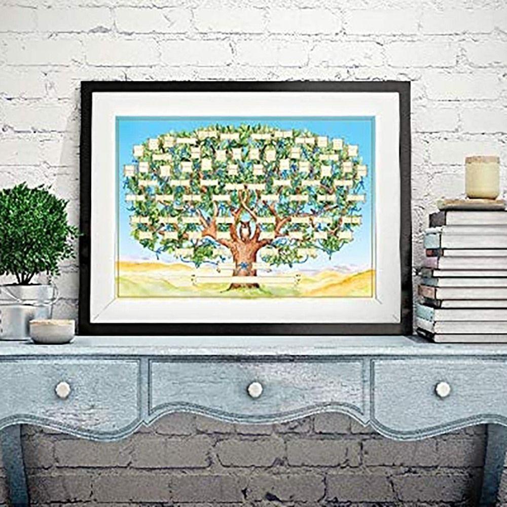 Creative Fillable Ancestry Chart Exquisite 6 Generation Genealogy Poster Family Tree Chart  Home