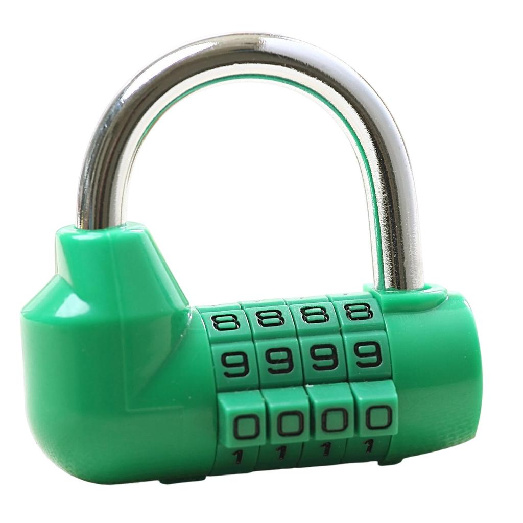 Four Number Digit Password U Padlock Combination Lock Lightweight Plastic Construction Indoor Drawer Wardrobe Luggage Security