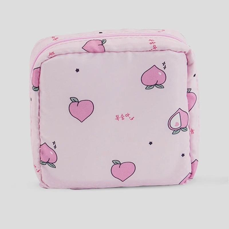 Women Portable Sanitary Pads Storage Bag Tampon Pouch Napkin Cosmetic Bags Organizer Ladies Makeup Bag Girls Hygiene Pad Bag