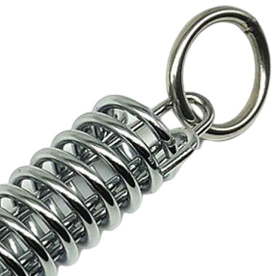 Dog Leash Shock Absorbing Spring Buckle Heavy Duty Steel Tent Fixed Spring Buckle Self-Adjusting Spring Hook Structure Tightener