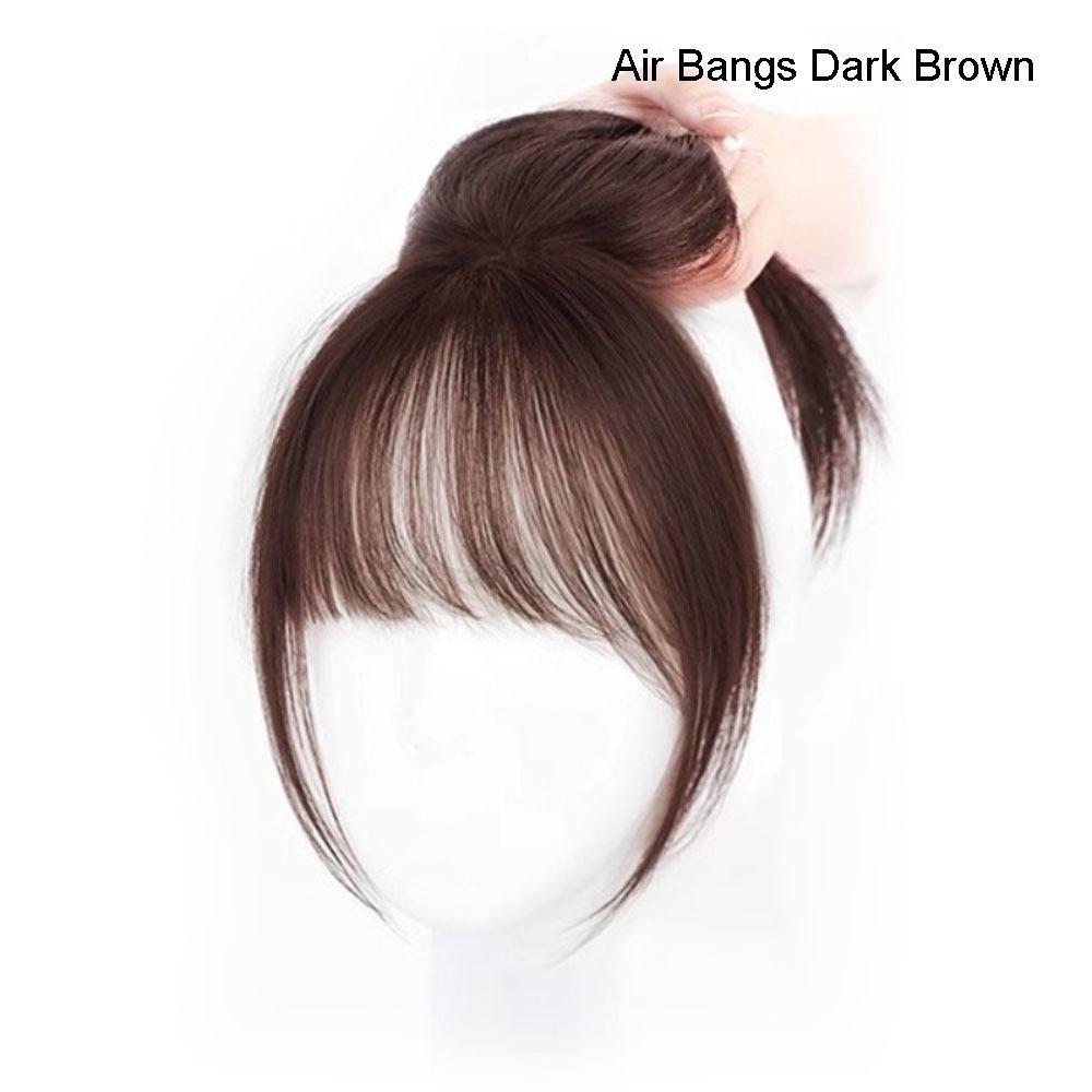 Middle Part Synthetic Hair Bangs Hair Extensions Fringe Hair Pieces Increase Hair Volume