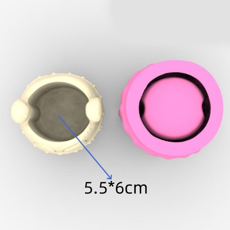 Multifunctional Silicone Planter Mold Monsters Shape Vase Molds Suitable for Flower Pots Epoxy Resin and Cement Casting