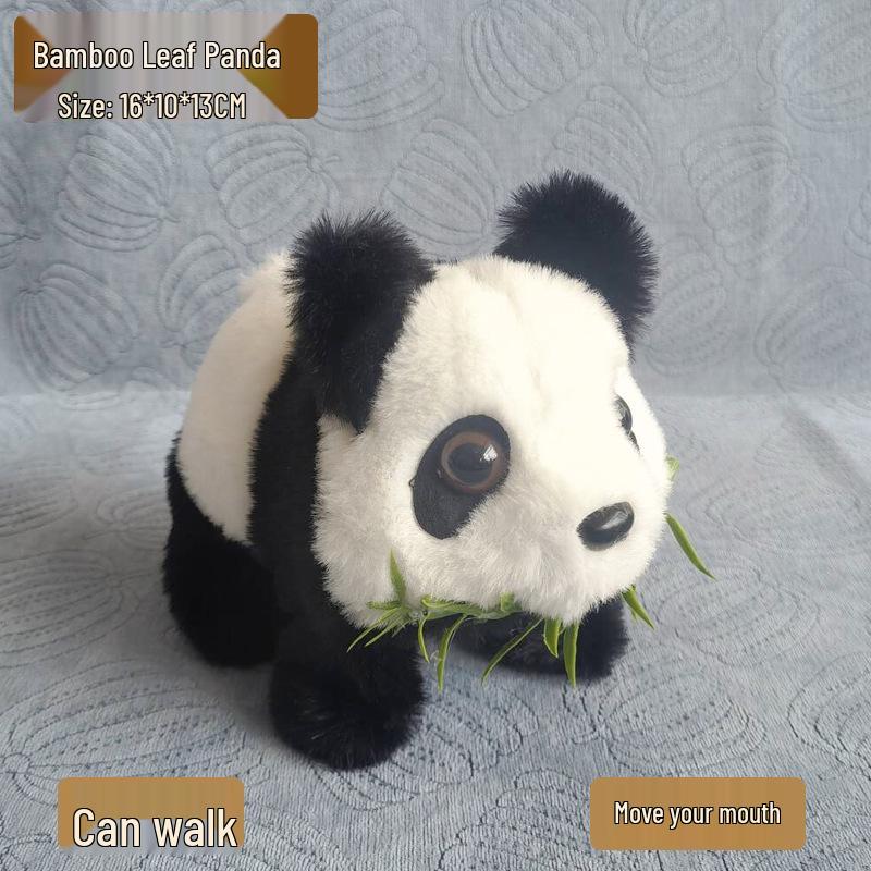 "Children's Electric Plush Puppy & Panda: Walking & Barking Toy" 