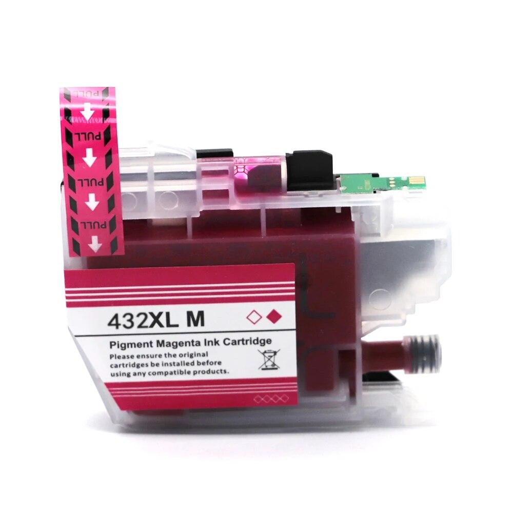 Compatible Ink Cartridges LC432XL Dye Containing Ink for Brother MFC-J5340DW MFC-J5740DW MFC-J6540DW MFC-J6740DW J6940DW Printer