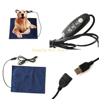 KX4B Heat Mat Incubator Pet Heating Pad Dog Heating Pad USB Heating Sheet Indoor