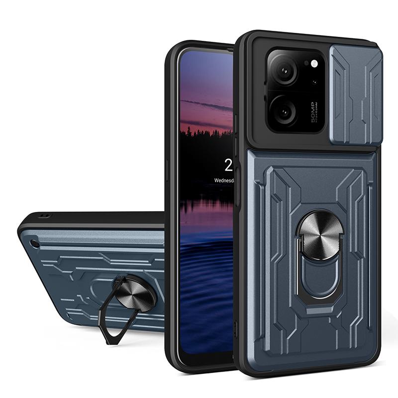 

Чехол-подставка Armor Anti-Fall для OnePlus 12 12R Ace Pro Nord CE 3 Lite 5G N30, противоударный чехол-держатель с защитой камеры, слот для карт OnePlus 12R серый