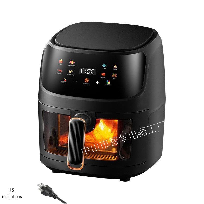 Touch Screen Air Fryer: Large Capacity, Oil-Free, Multi-Function