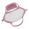 Longchamp Borsa Tote Le Pliage Green con Ferramenta in Metallo Argentato in Pelle Piccola Rosa da Donna 1621919P75