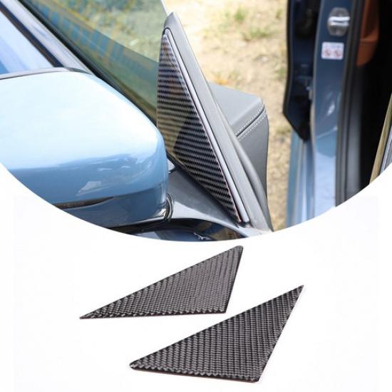 Carbon Fiber Interior Door A-Pillar Cover Trim For BMW 8 Series -