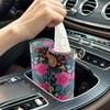 1PC Printed car mounted paper towel cylinder paper towel barrel car seat type cylindrical car paper towel barrel