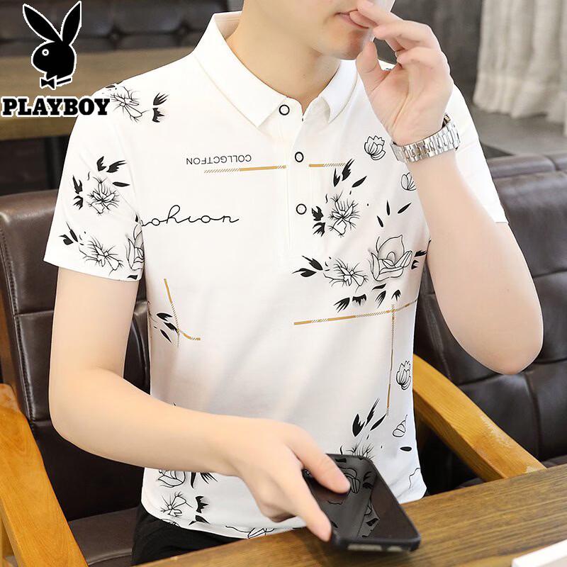 PLAYBOY Men s Short Sleeve Polo Shirt XL