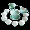 Celadon Ceramic 14-Piece Kung Fu Tea Set