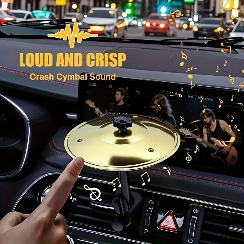 Interactive Car Drums Cymbal Dashboard Mount Musical Fun Driving Accessory