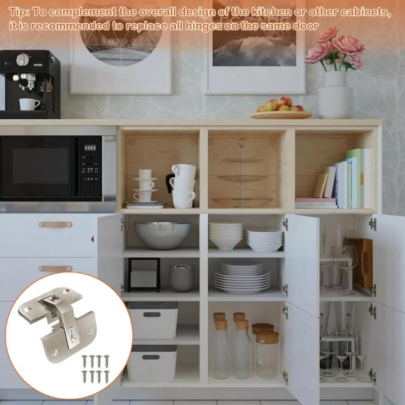 Cabinet Hinges Hydraulic Concealed Adjustable Replacement Hinges Door Hinges for Corner Kitchen Cabinet
