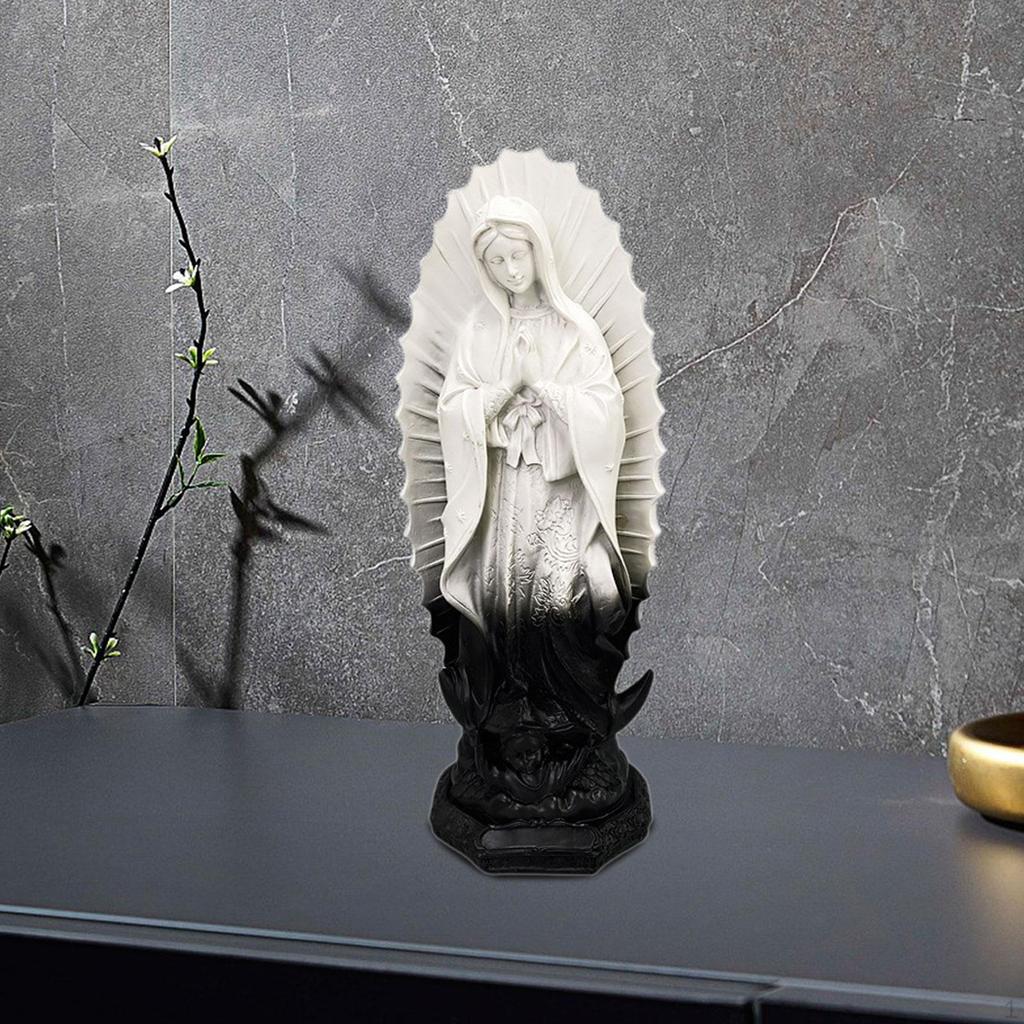 Soška Panny Marie Vánoční Domácí Dekorace Ornament Stolní Řemesla Elegantní Figurka