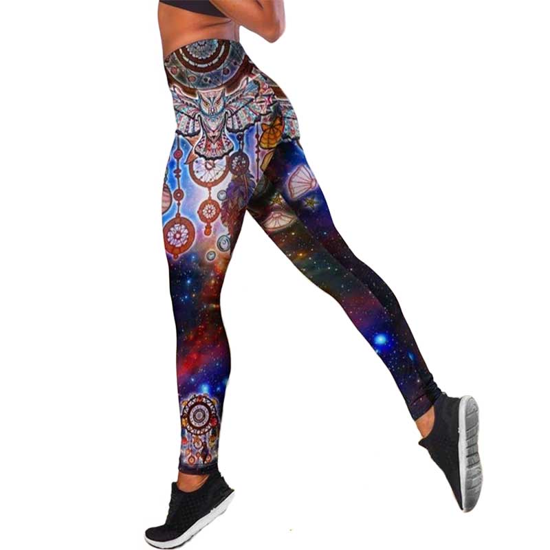 native print leggings