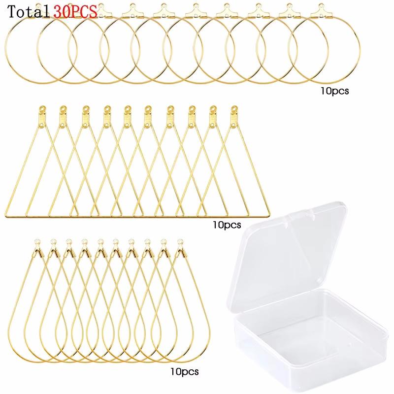Alloy Accessories Jewelry Findings Set Earring Making Kit Lobster Clasp Open Jump Rings Repair Tools DIY Jewelry Making Supplies