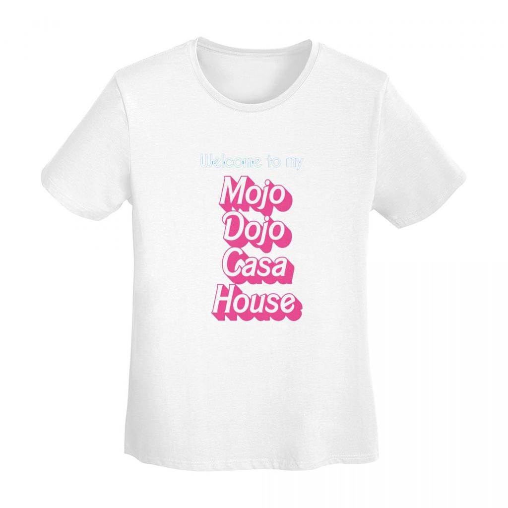 Mojo Dojo Casa House TShirt Women Short Sleeve T Shirts Round Neck Clothes Cotton Summer Tees Streetwear